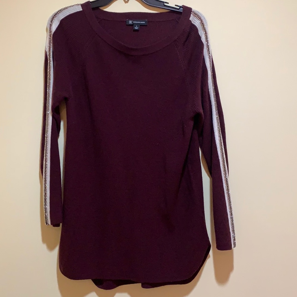 INC maroon sweater